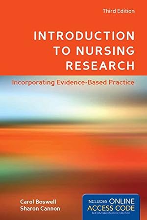 Bild des Verkufers fr Introduction to Nursing Research: Incorporating Evidence-Based Practice zum Verkauf von WeBuyBooks