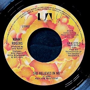 Bild des Verkufers fr She Believes In Me / Morgana Jones [7" 45 rpm Single] zum Verkauf von Kayleighbug Books, IOBA