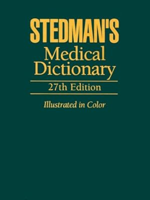 Bild des Verkufers fr Stedman's Medical Dictionary zum Verkauf von Reliant Bookstore
