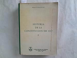 Imagen del vendedor de Historia de la Constitucin de 1917. Tomo II. a la venta por Librera "Franz Kafka" Mxico.