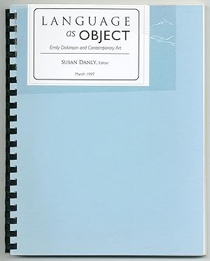 Bild des Verkufers fr Language as Object: Emily Dickinson and Contemporary Art zum Verkauf von Between the Covers-Rare Books, Inc. ABAA