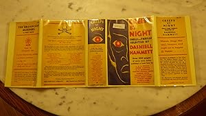 Bild des Verkufers fr CREEPS BY NIGHT CHILLS & THRILLS ,SELECTED & INTRO BY Dashiell HAMMETT , JAN 1932, 1ST EDITION ,Second printing STATED, OVER 500 PGS OF STORIES NEVER BEFORE PUBLISHED , An important early anthology of weird SUPERNATURAL fiction, rare in the FACSIMILE YELLOW & BLACK PICTORIAL DUSTjacket zum Verkauf von Bluff Park Rare Books