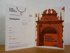 Image du vendeur pour Schne Rathuser in Hessen '89. Hauptband und Lsungsheft. 34. touristischer Heimatwettbewerb des ADAC-Freizeitservice mis en vente par Antiquariat Weber