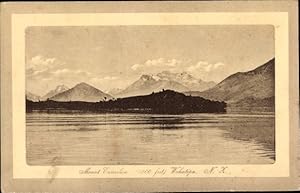 Ansichtskarte / Postkarte Lake Wakatipu South Island Neuseeland, Mount Earnslaw