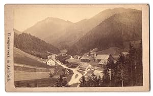 Fotografie Nicolaus Kuss, Maria Zell, Ansicht Aschbach, Blick auf das Eisengusswerk