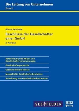 Imagen del vendedor de Beschlsse der Gesellschafter einer GmbH a la venta por Rheinberg-Buch Andreas Meier eK