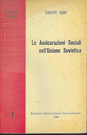 Seller image for Le Assicurazioni Sociali nell''Unione Sovietica' for sale by DRBOOKS