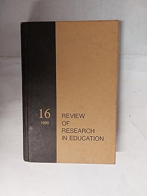 Imagen del vendedor de Review Of Research In Education 16 1990 a la venta por Cambridge Rare Books