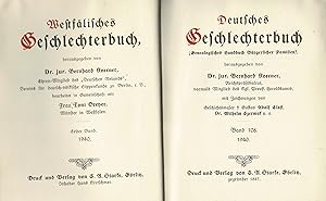 Deutsches Geschlechterbuch (Genealogisches Handbuch Bürgerlicher Familien) 108. Band (Originalaus...