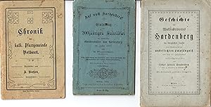 Konvolut von 3 Schriften zur Geschichte Velbert und Hardenberg (1891 und 1905)