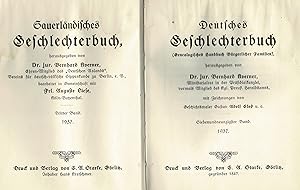 Deutsches Geschlechterbuch (Genealogisches Handbuch Bürgerlicher Familien) 97. Band (Originalausg...