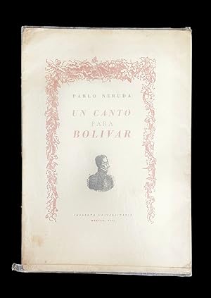 Image du vendeur pour Un canto para Bolvar mis en vente par Libros del Ayer ABA/ILAB