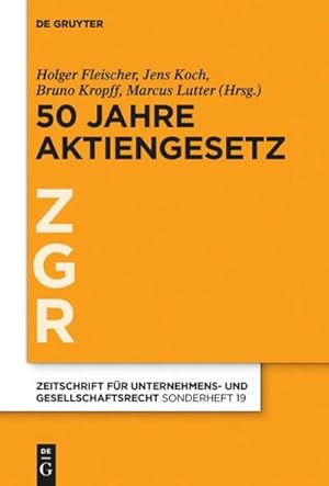 Seller image for 50 Jahre Aktiengesetz for sale by BuchWeltWeit Ludwig Meier e.K.