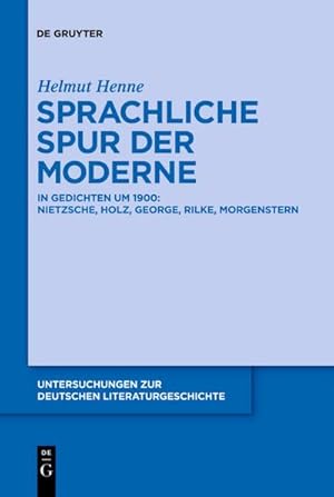 Bild des Verkufers fr Sprachliche Spur der Moderne zum Verkauf von BuchWeltWeit Ludwig Meier e.K.