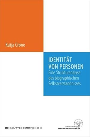 Image du vendeur pour Identitt von Personen mis en vente par BuchWeltWeit Ludwig Meier e.K.