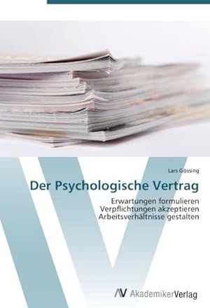 Imagen del vendedor de Der Psychologische Vertrag a la venta por BuchWeltWeit Ludwig Meier e.K.