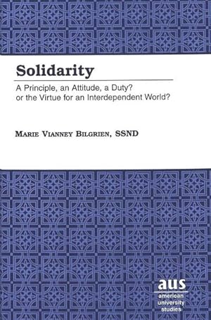 Seller image for Solidarity for sale by Rheinberg-Buch Andreas Meier eK