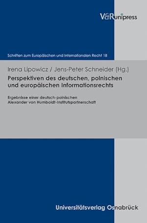 Seller image for Perspektiven des deutschen, polnischen und europischen Informationsrechts for sale by Rheinberg-Buch Andreas Meier eK
