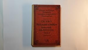 Seller image for Ciceros philosophische Schriften - Drittes Heft: De Officiis (Text), for sale by Gebrauchtbcherlogistik  H.J. Lauterbach