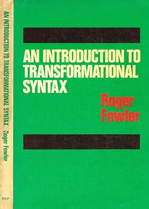 Immagine del venditore per An introduction to transformational syntax venduto da Biblioteca di Babele