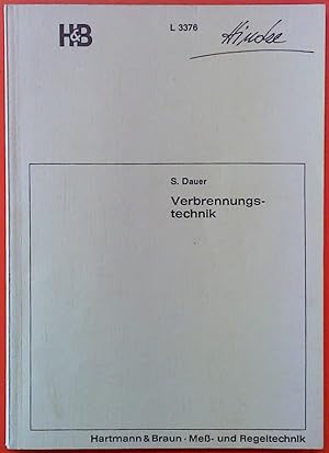 Seller image for Verbrennungstechnik. for sale by biblion2