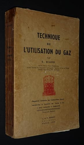 Bild des Verkufers fr Technique de l'utilisation du gaz zum Verkauf von Abraxas-libris