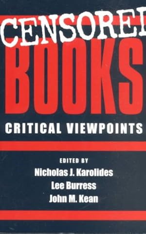 Imagen del vendedor de Censored Books : Critical Viewpoints a la venta por GreatBookPricesUK