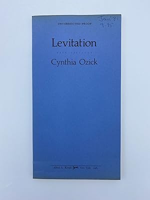Seller image for Levitation. Five Fictions. Uncorrected proof for sale by Riverrun Books & Manuscripts, ABAA
