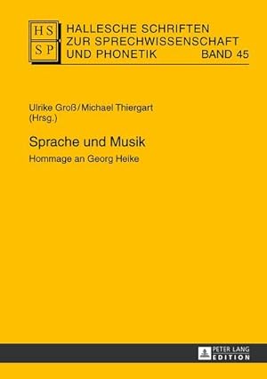 Bild des Verkufers fr Sprache und Musik zum Verkauf von BuchWeltWeit Ludwig Meier e.K.