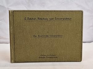 Image du vendeur pour Anleitung zum Linearzeichnen mit besonderer Bercksichtigung des gewerblichen und technischen Zeichnens als Lehrmittel fr Lehrer und Schler. Erstes Heft: Das geometrische Linearzeichnen. Mit 143 Figuren. 20 lithographischen Zeichnungstafeln. mis en vente par Antiquariat Bler