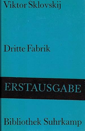 Seller image for Dritte Fabrik for sale by Versandbuchhandlung Kisch & Co.