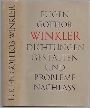 Imagen del vendedor de Dichtungen, Gestalten und Probleme, Nachla. a la venta por Antiquariat Dwal