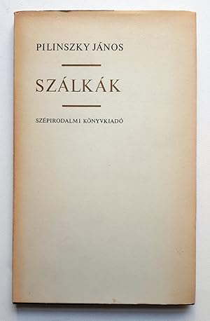 Imagen del vendedor de Szlkk - Erstausgabe 1972 mit orig. Schutzumschlag a la venta por Verlag IL Kunst, Literatur & Antiquariat