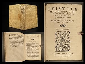 Bild des Verkufers fr Epistole di G. Plinio, di M. Franc. Petrarca, del S. Pico della Mirandola et d'altri eccellentiss. Huomini zum Verkauf von Schilb Antiquarian