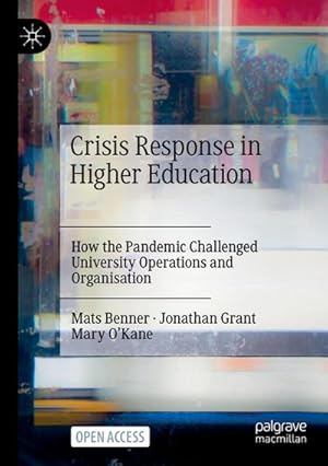 Image du vendeur pour Crisis Response in Higher Education mis en vente par Rheinberg-Buch Andreas Meier eK
