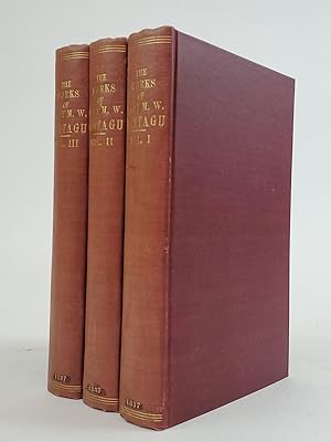 Seller image for THE LETTERS AND WORKS OF LADY MARY WORTLEY MONTAGU. EDITED BY HER GREAT GRANDSON LORD WHARNCLIFFE. IN THREE VOLUMES for sale by Second Story Books, ABAA
