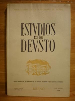 Imagen del vendedor de Estudios de Deusto N 24 - Julio Diciembre 1954 ( 2 Epoca - Vol. XII ) a la venta por Librera Antonio Azorn