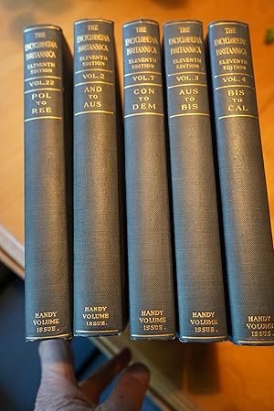 Seller image for The Encyclopaedia Britannica: Eleventh Edition 29 Volumes. 1910-11 Handy Volume Edition for sale by David Morrison Books