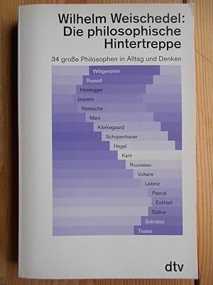 Seller image for Die philosophische Hintertreppe : die grossen Philosophen in Alltag und Denken. dtv ; 30020 for sale by Antiquariat Rohde