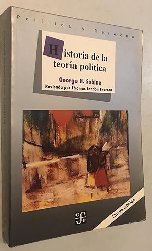 Seller image for Historia de la teora poltica (Seccion De Obras De Olitica Y Derecho) (Spanish Edition) for sale by Once Upon A Time