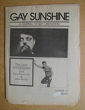 Seller image for Gay Sunshine: A Journal of Gay Liberation. Number 23. November-December 1974. for sale by N. G. Lawrie Books
