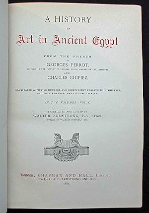 A History of Art in Ancient Egypt (2 Volumes)