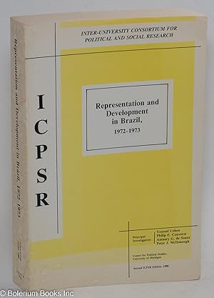 Seller image for Representation and Development in Brazil, 1972-1973 for sale by Bolerium Books Inc.