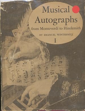 Musical autographs : from Monteverdi to Hindemith (2 Volumes complete. Signed by Author)