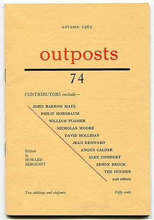 Seller image for Outposts - Number 74, Autumn 1967 for sale by Between the Covers-Rare Books, Inc. ABAA