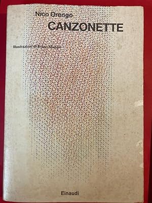 Bild des Verkufers fr Canzonette. Illustrazioni di Bruno Munari. zum Verkauf von Plurabelle Books Ltd