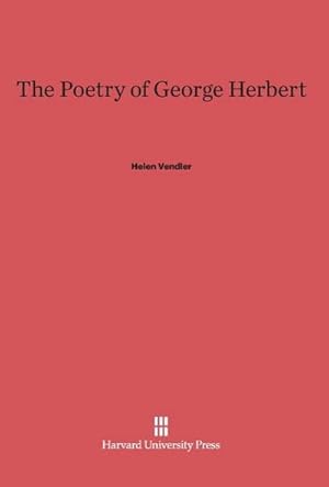 Bild des Verkufers fr The Poetry of George Herbert zum Verkauf von BuchWeltWeit Ludwig Meier e.K.
