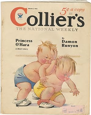 Bild des Verkufers fr Collier's Magazine: Vol. 93, No. 9 (March 3, 1934) zum Verkauf von Royal Books, Inc., ABAA