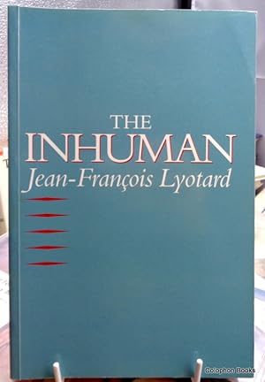 Image du vendeur pour The Inhuman. Reflections on Time. mis en vente par Colophon Books (UK)