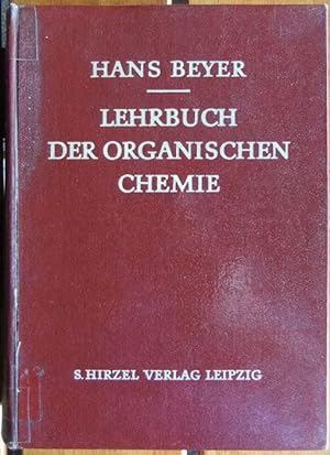 Bild des Verkufers fr Lehrbuch der organischen Chemie. zum Verkauf von Antiquariat Blschke